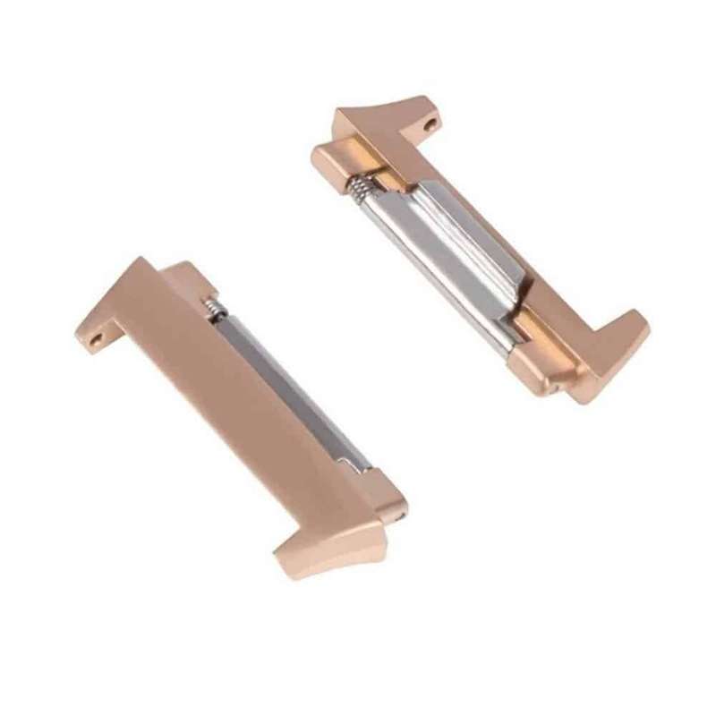 Fitbit Ionic strap stainless-steel adapter connectors - Rose gold