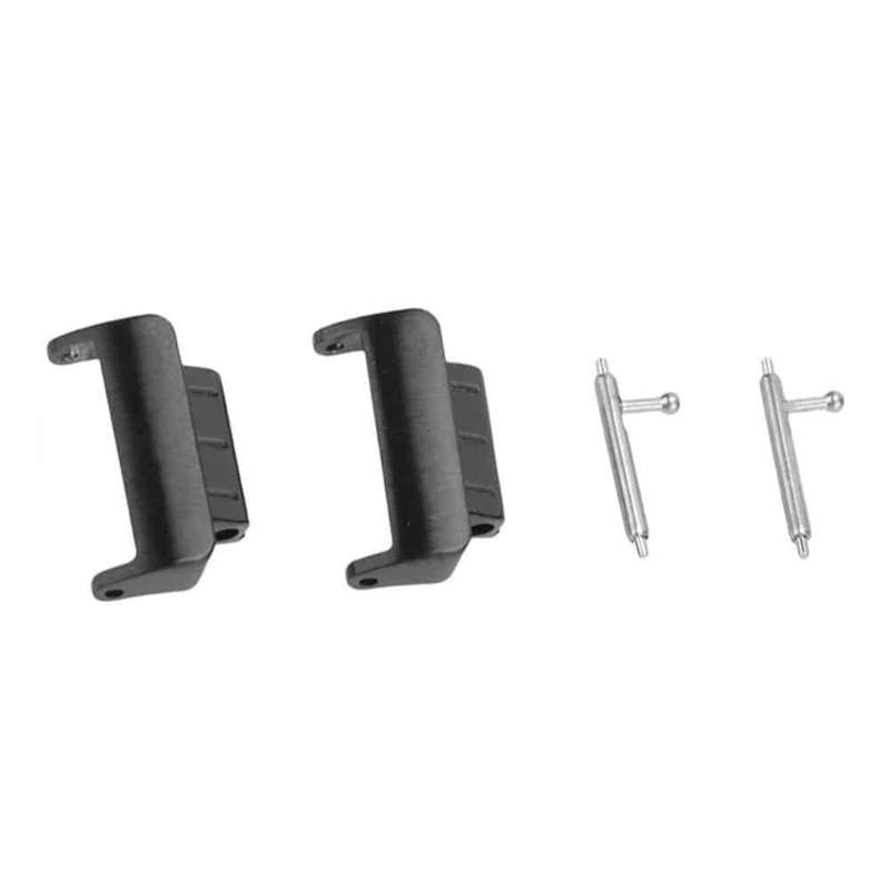 Fitbit Inspire/HR stainless-steel adapter connector - Black