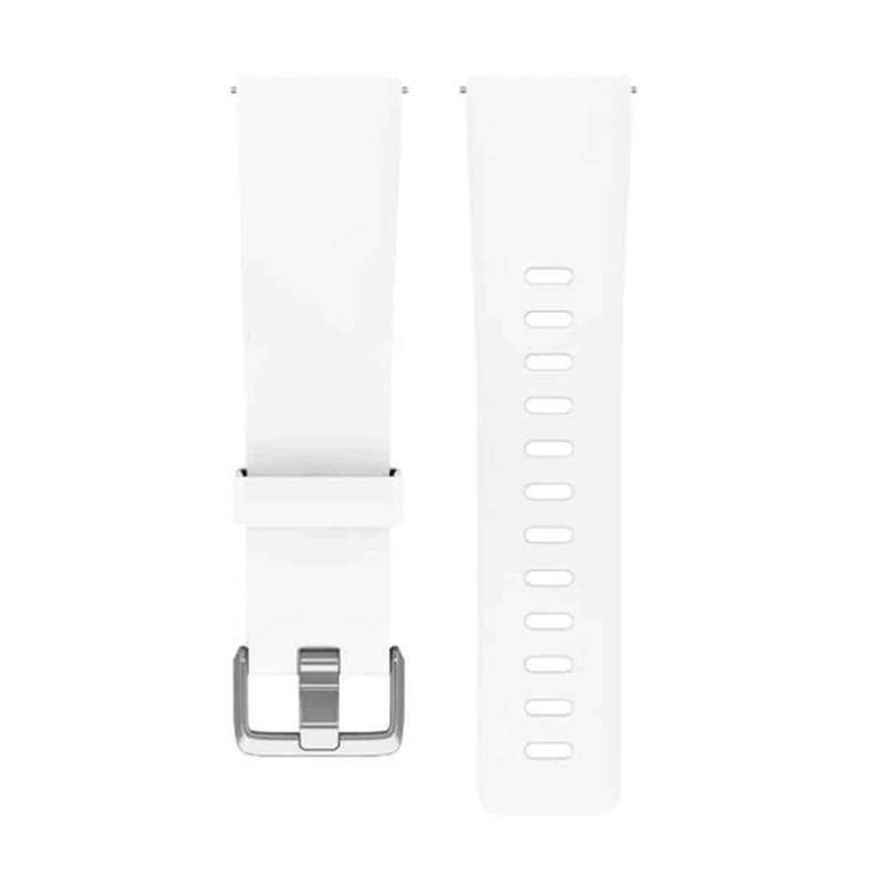 Silicone Strap for Fitbit Versa/Versa 2 (S/M) - White