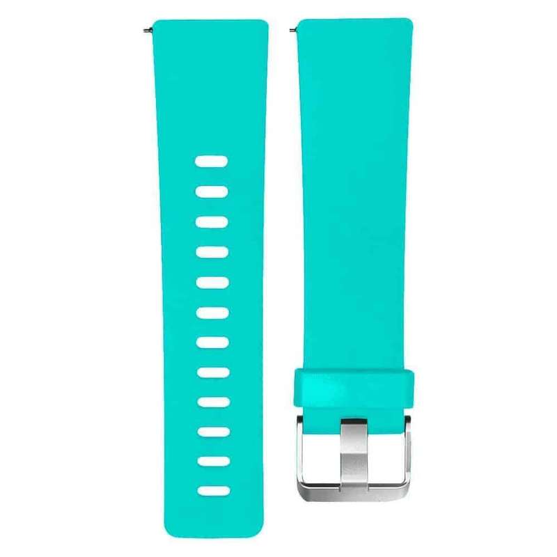 Silicone Strap for Fitbit Versa/Versa 2 (S/M) - Frost Blue