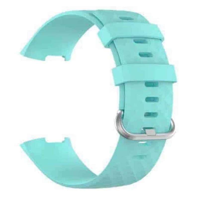 Silicone Strap for Fitbit Charge 3/4, Sense S/M - Frost Blue