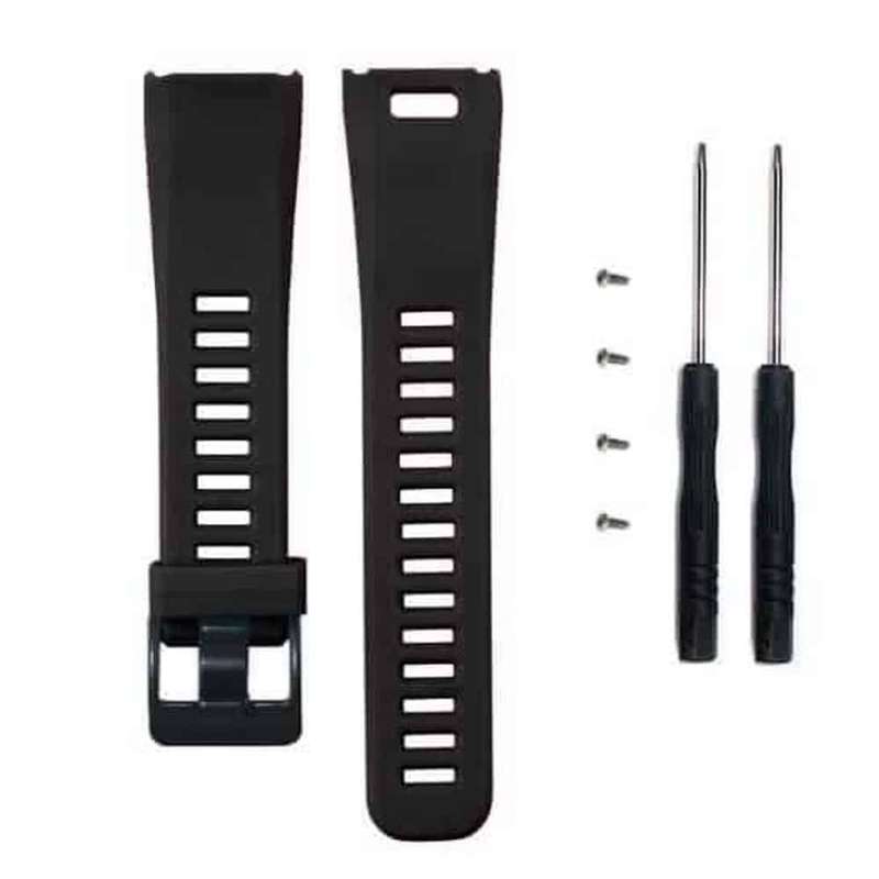 Silicone Strap for Garmin Vivosmart HR- Black