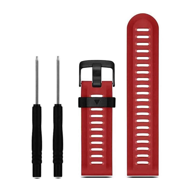 Silicone Strap for Garmin 26mm Fenix 3/5X/6X - Red