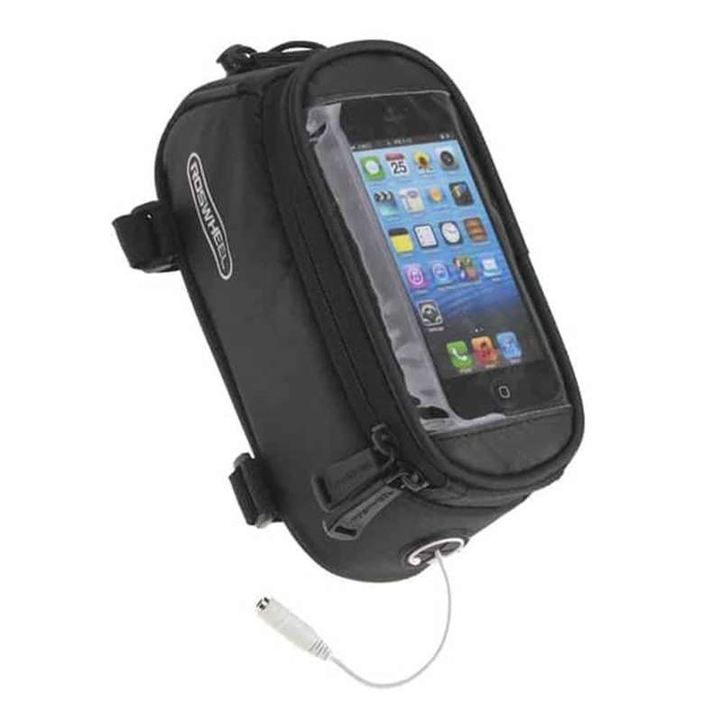Bicycle Tube Bag with Clear TPU Cover for GPS/ Phone/ Keys