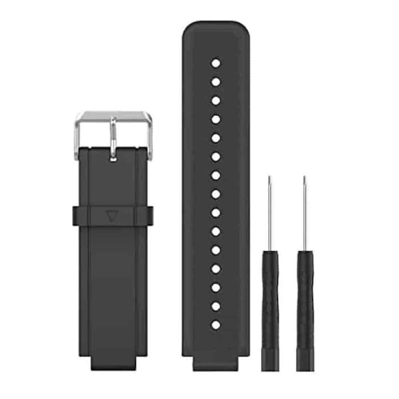 Silicone Strap for Garmin Vivoactive -Black