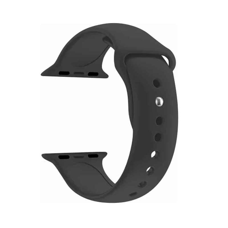 Silicone Strap for 38/40/41mm Apple Watch(M/L) - Black