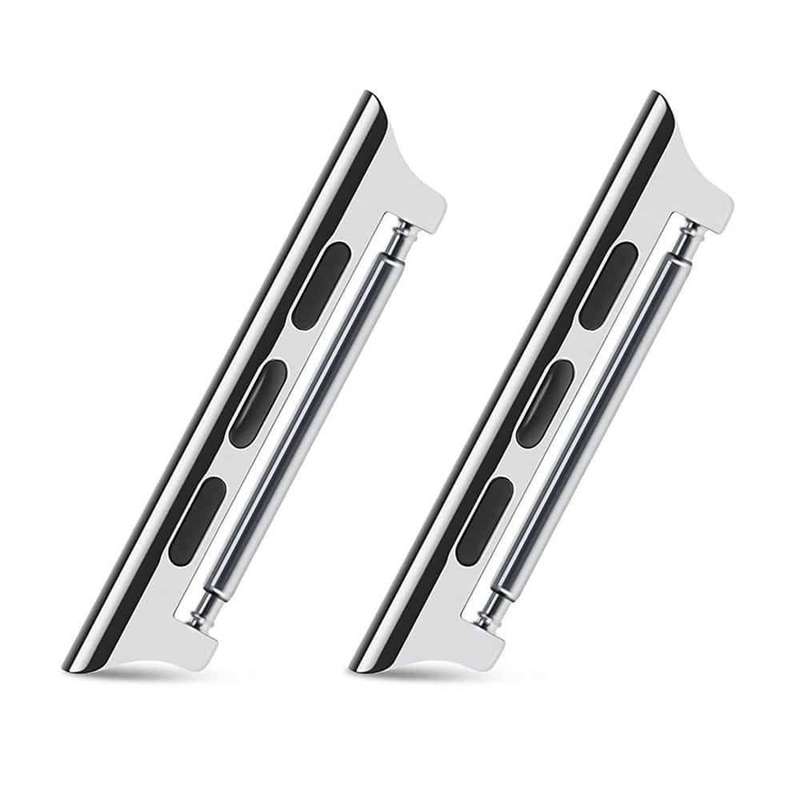 Replacement Lugs for 42mm 44mm Apple Watch- Silver