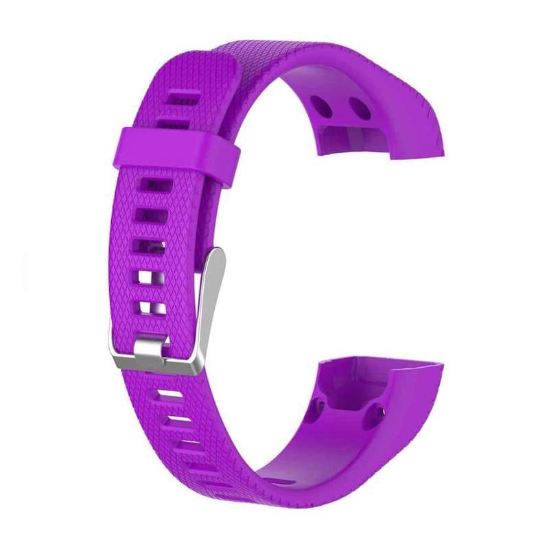 Silicone Strap for Garmin Approach X10,X40, Vivosmart HR+ Purple