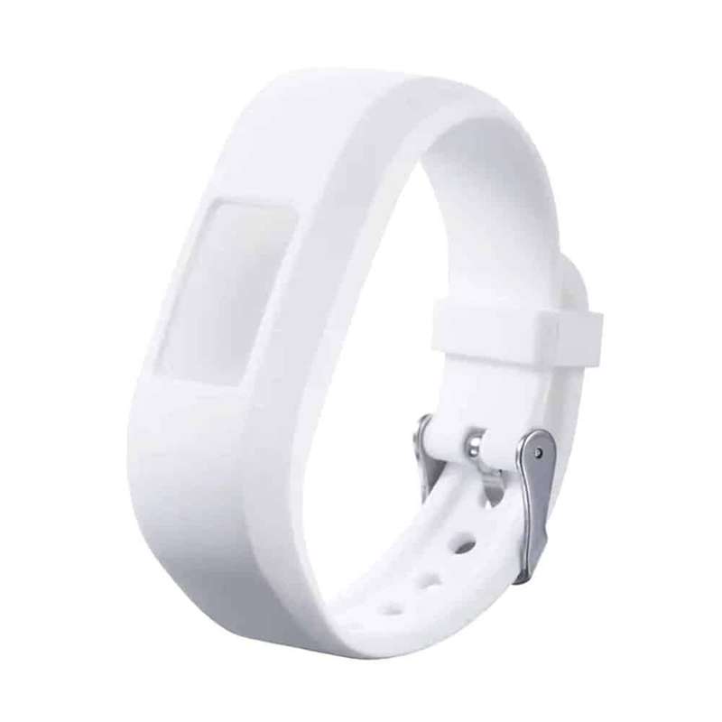 Silicone Strap for Garmin Vivofit 4 (S/M) - White