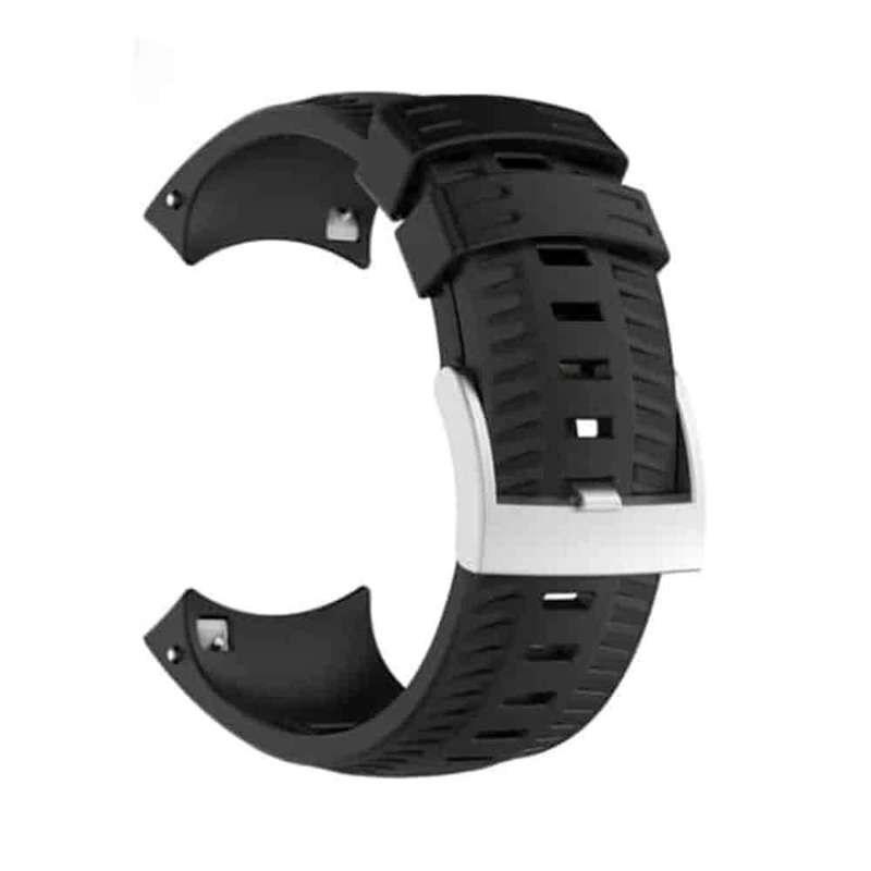 Silicone Strap for Suunto 9 Baro -Black