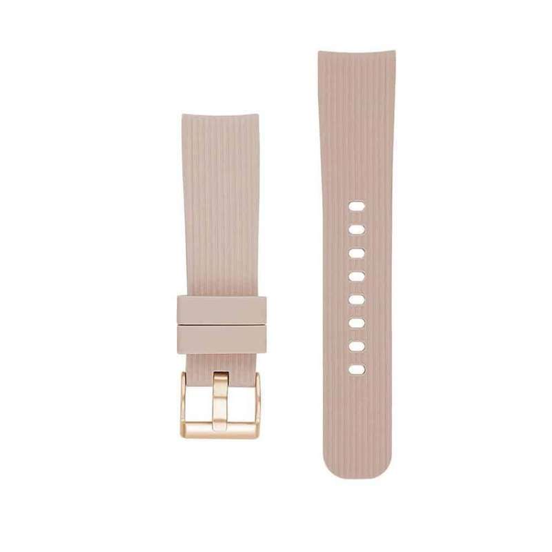 Silicone Strap for SAMSUNG Galaxy 42mm SM-R810 S/M Rose Gold
