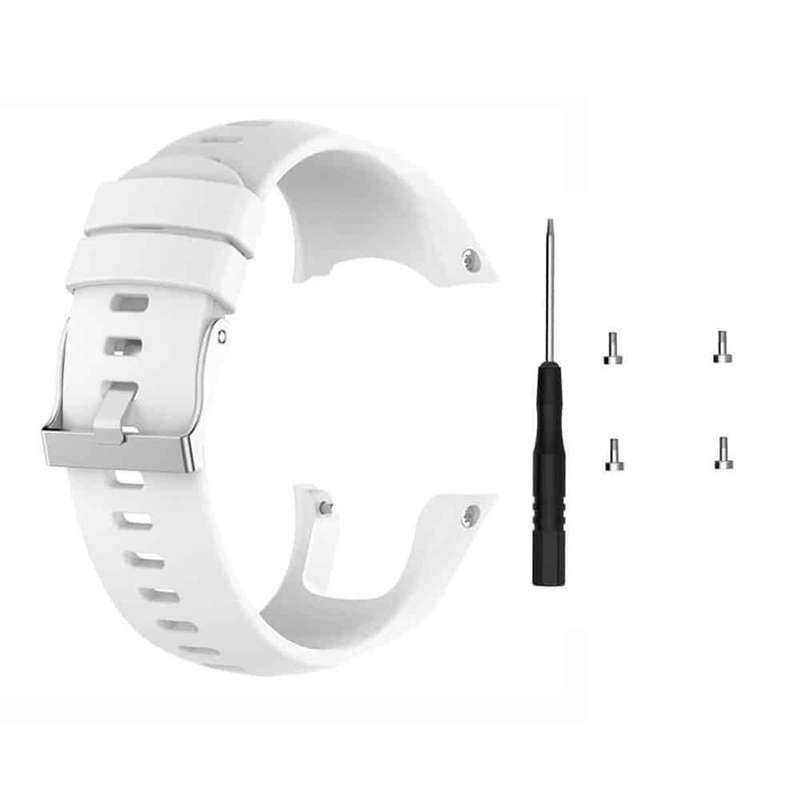 Silicone Strap for Suunto Spartan Trainer-White