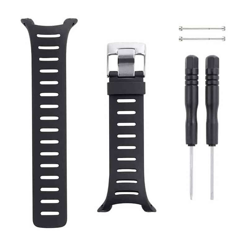 34mm Silicone Strap for Suunto T1/T1C/T3/T3C/T3D/T4C/T4D- Black