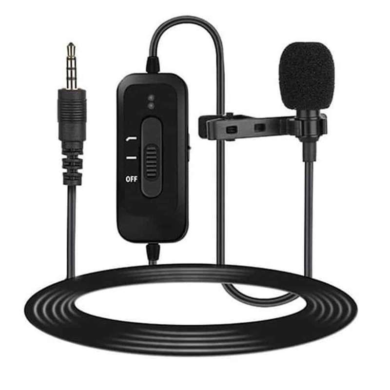 Omnidirectional Noise-Cancelling Wired Smartphone Microphone