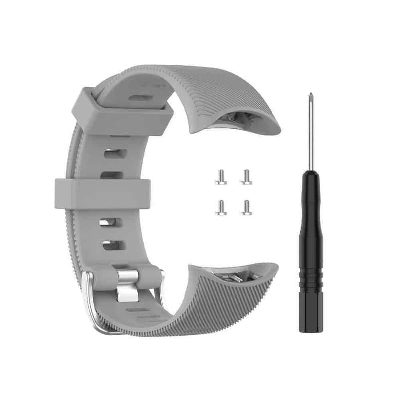 Silicone Strap for Garmin Forerunner 45 (S/M/L) - Grey