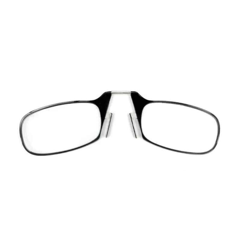 Pince Nez nose only reading glasses &amp; case - (+2.0 strength)