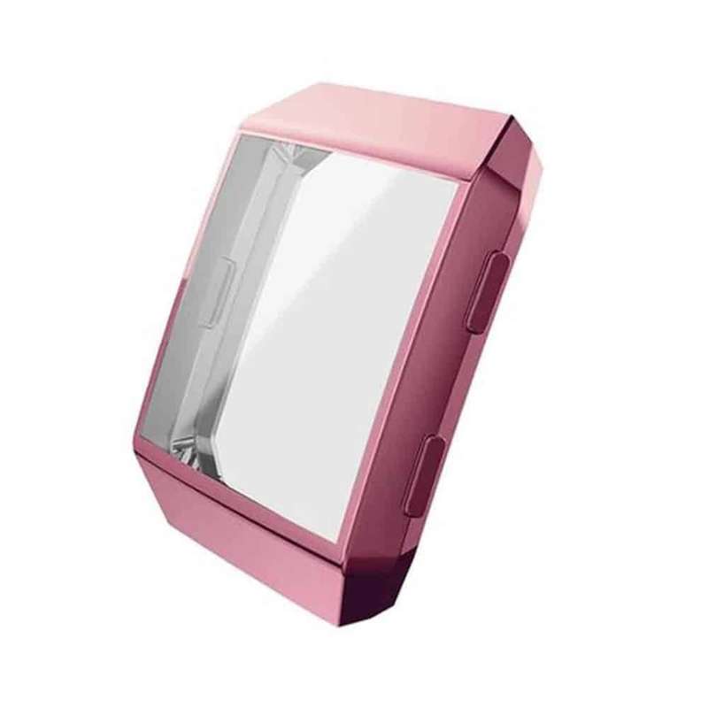 Fitbit ionic plating TPU case (full protective )Pink