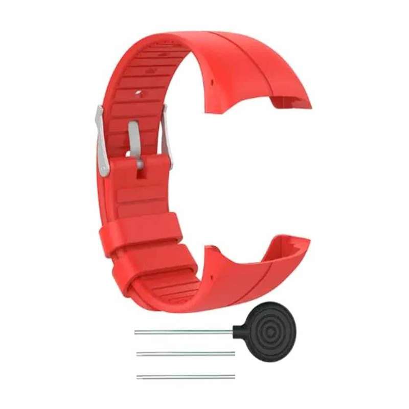Polar M400/M430 rReplacement Silicone Strap - Red (M/L)