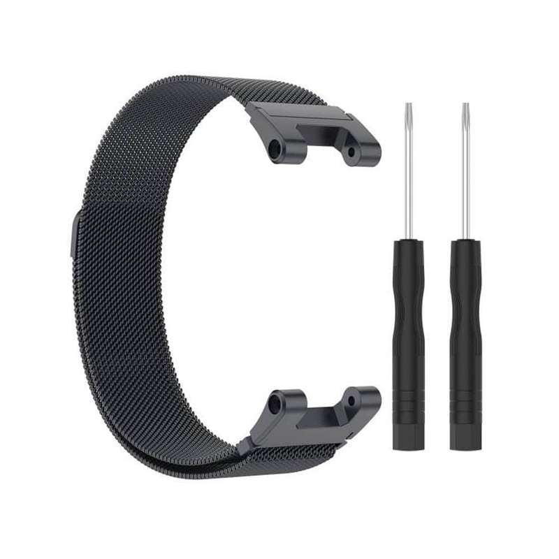 Amazfit T-Rex replacement Milanese strap - Black (S-M-L)