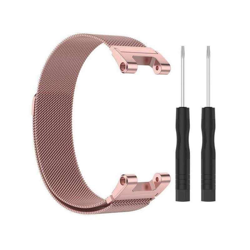Amazfit T-Rex replacement Milanese strap - Rose Pink (S-M-L)