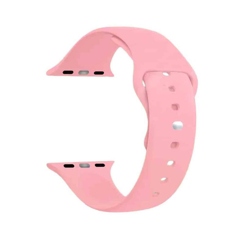 Silicone Strap for 38/40/41mm Apple Watch (M/L) - Light Pink
