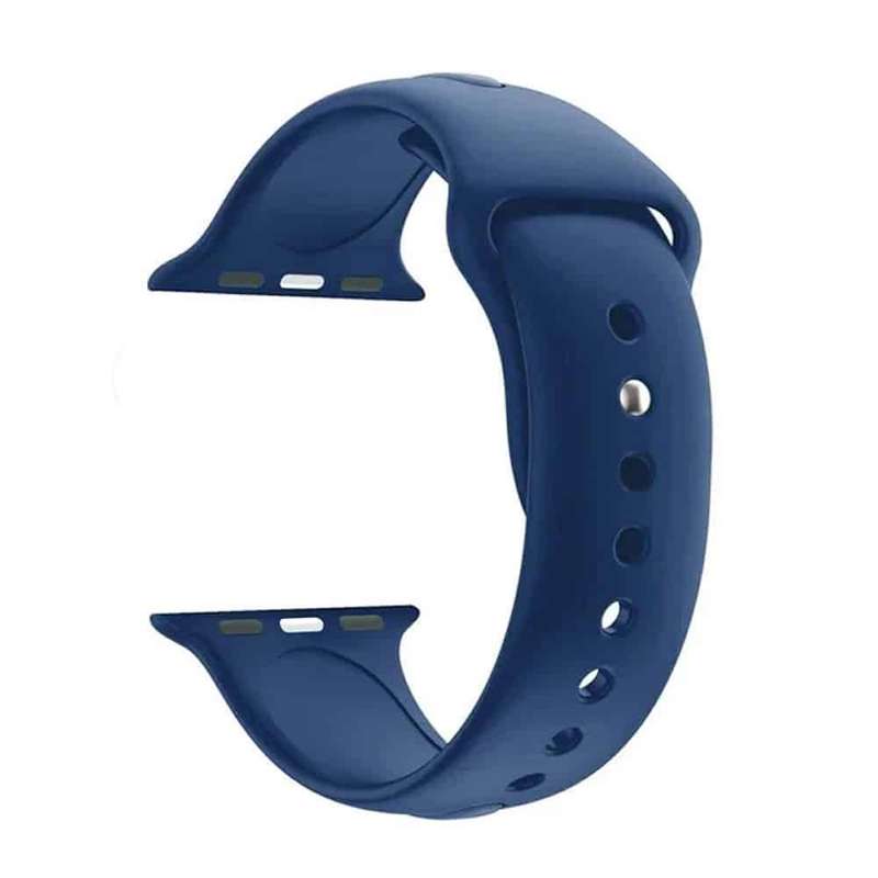 Silicone Strap for 38/40/41mm Apple Watch(M/L) - Navy Blue