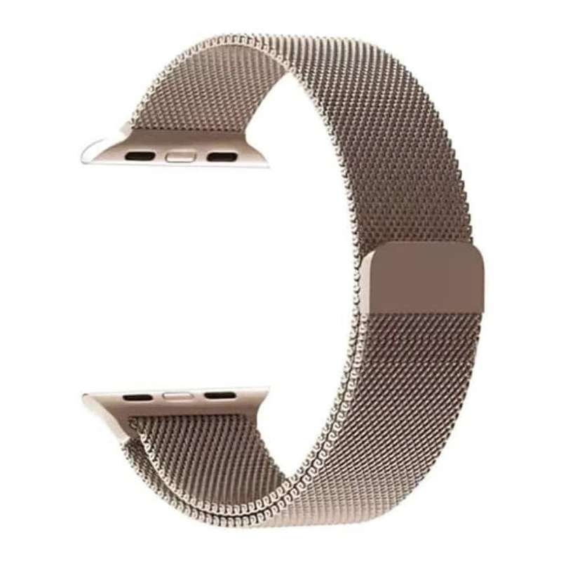 38/40/41mm Apple Watch Milanese Steel Strap - Retro Gold (S-M-L)
