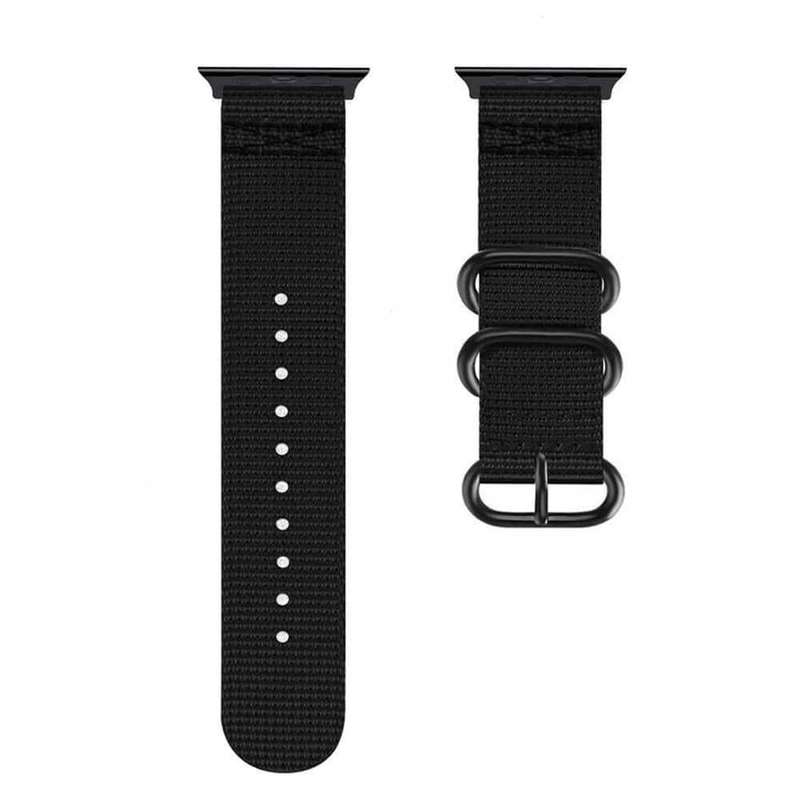 38/40/41mm Apple Watch nylon strap - Black