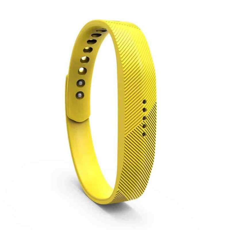Fitbit Flex 2 replacement silicone strap - Yellow (M-L)