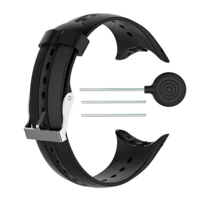 Replacement Silicone Strap for Garmin Swim - Black
