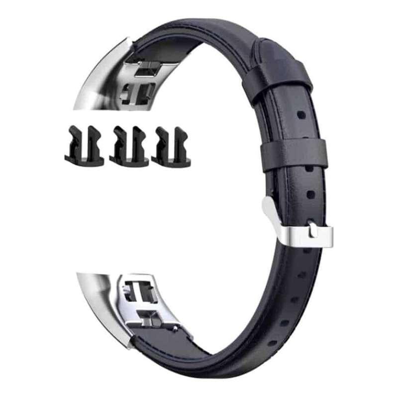 Huawei Honor Band 4/5 leather strap - Black (S-M-L)
