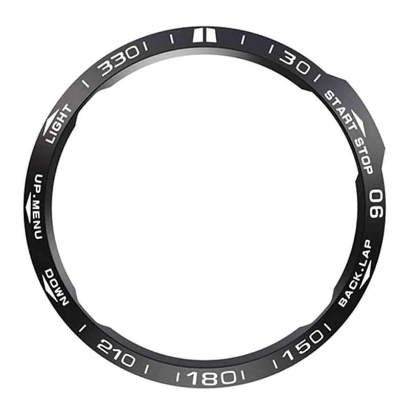 Garmin Fenix 6/Fenix 6 Pro stainless-steel watch bezel - Black