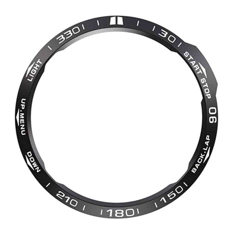 Garmin Fenix 6X stainless-steel watch bezel - Black