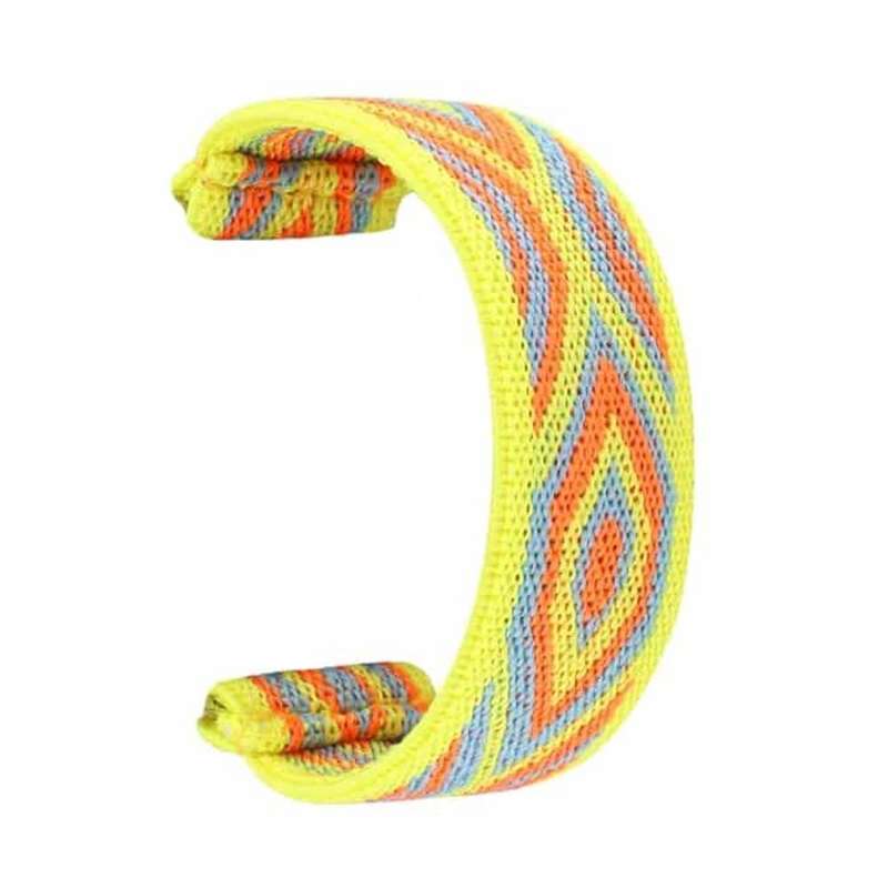 38/40/41mm Apple Watch nylon strap - Yellow stripe (M-L)
