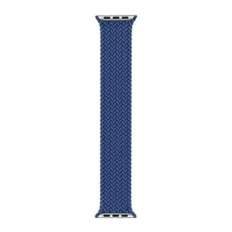 Elastic Nylon Strap for42/44/45/49mm Apple Watch (136mm)- Blue