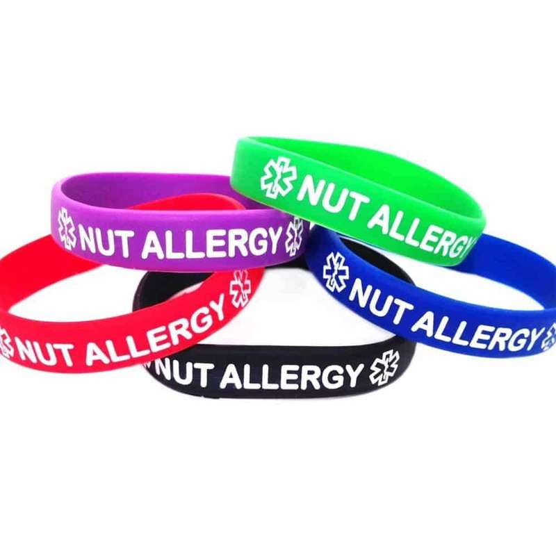 Nut Allergy Bracelet,5pcs/set size:(19cm)