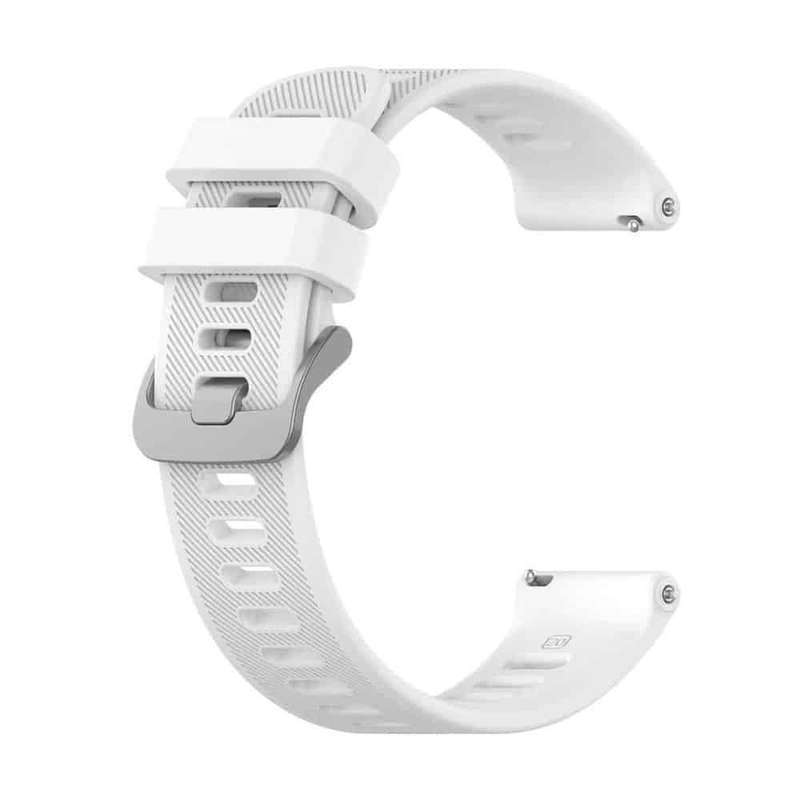 Silicone Strap for Garmin Forerunner 55 - White