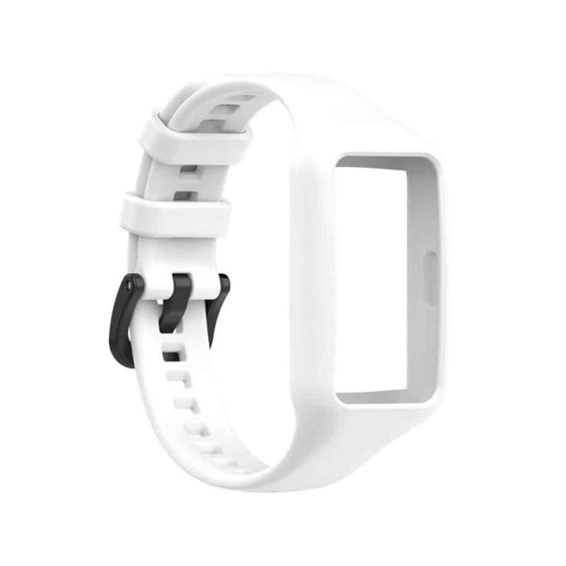 Silicone Strap for Honor Band 6/Huawei Band 6/Pro - White