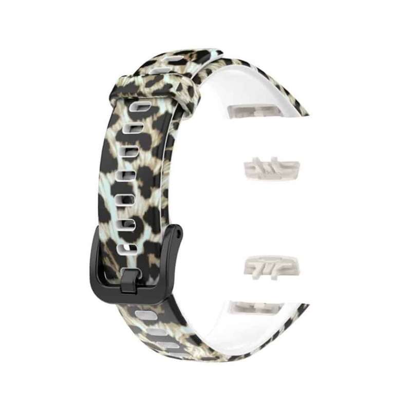Silicone Strap for Huawei Band 6 - Leopard