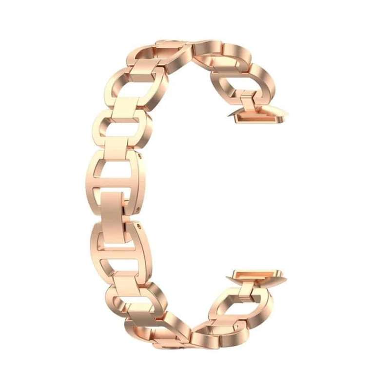 Premium 316L Stainless Steel Strap for Fitbit Luxe - Rose Gold