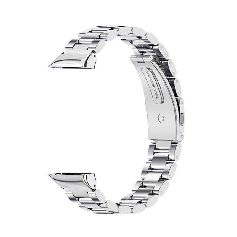 Stainless Steel Strap for Huawei band 6 - Silver + Link removal tool