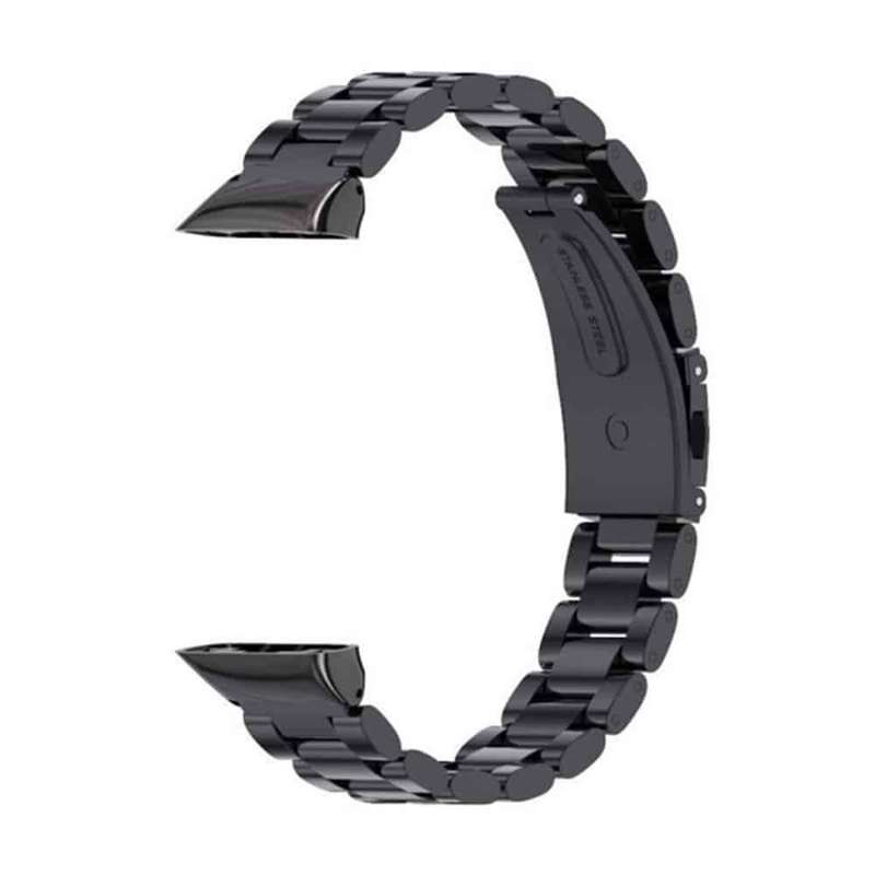 Stainless Steel Strap for Huawei band 6 - Black + Link removal tool