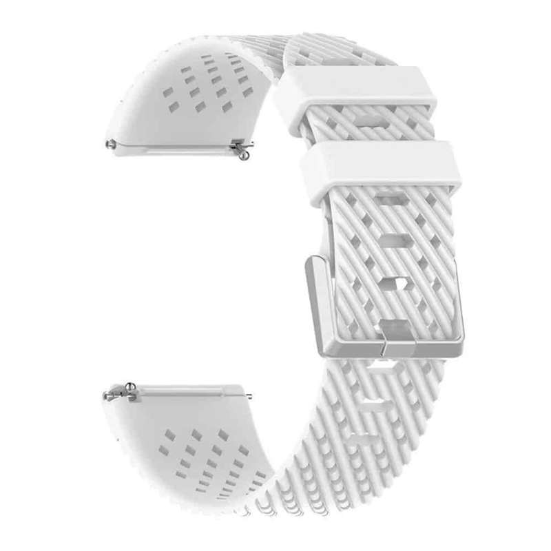 Silicone Strap for Fitbit Versa(S/M) - White