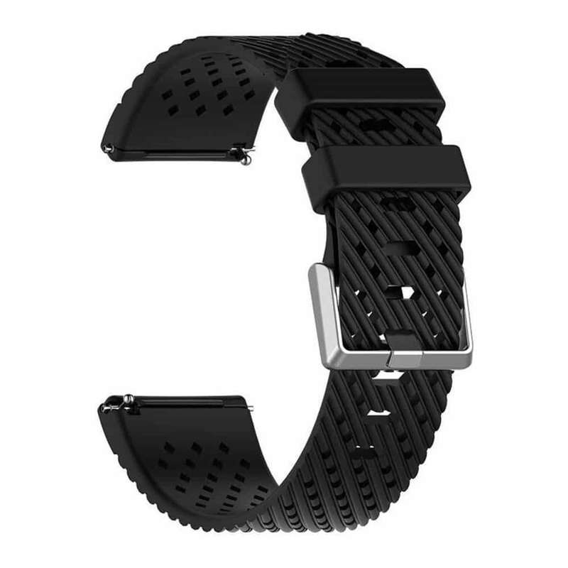 Silicone Strap for Fitbit Versa(M/L) - Black
