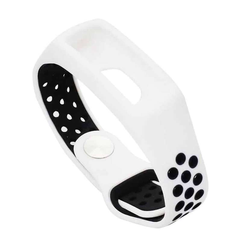 Silicone Band for Huawei Honor 4 - White+Black