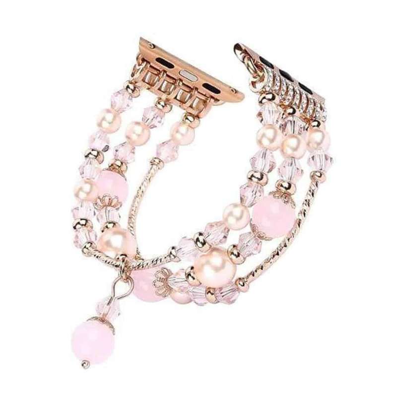 Pearl Beaded Bracelet for 42/44/45/49mm Apple Watch - Pink