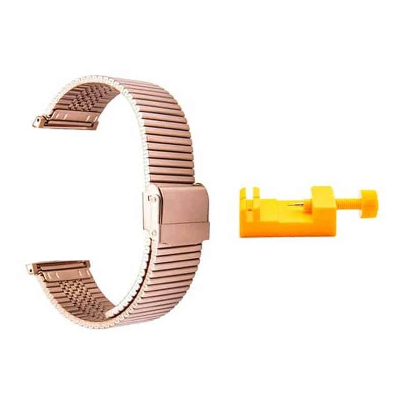 Stainless steel strap for 42/44/45mm Apple Watch - Rose Gold + Link removal tool