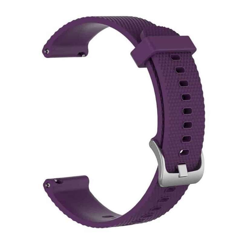 Silicone Band for 22mm Garmin Venu 2 (S/M) - Purple