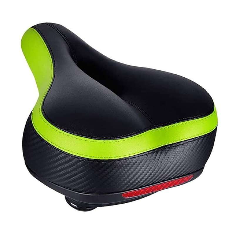 Indoor Outdoor Bicycle/Riding Memory Foam Replacement Seat w/ Reflective Strip