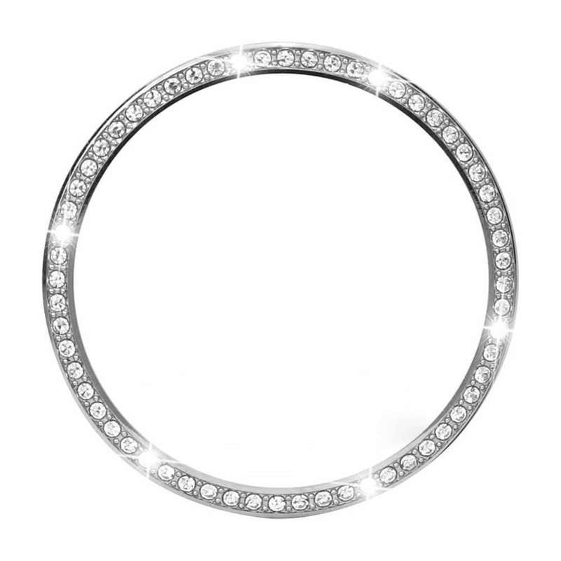Crystal Bezel Ring for Samsung watch 46mm - Silver